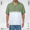 Premium Cuban Shirt - Ice Berg Green